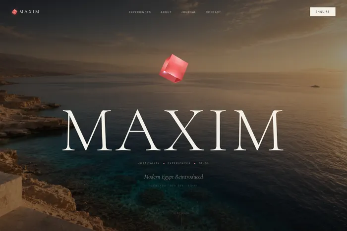 MAXIM Group — homepage as it runs today