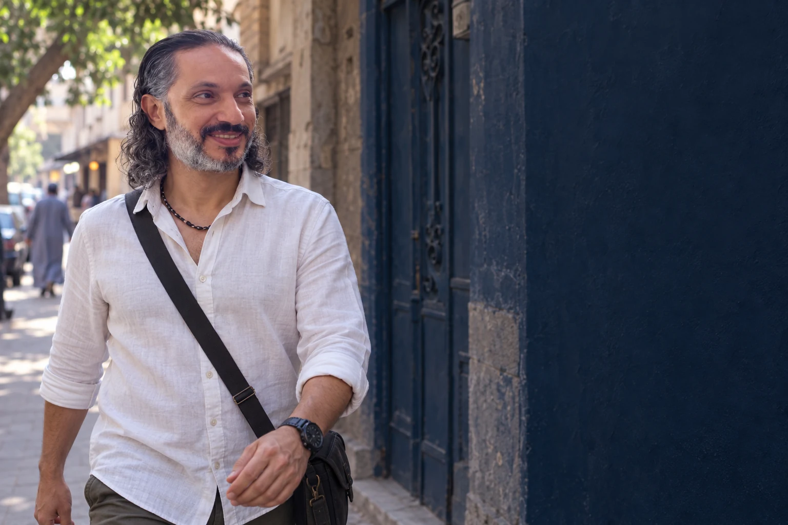 Illustrative personal-brand portrait of Ezz Ashater